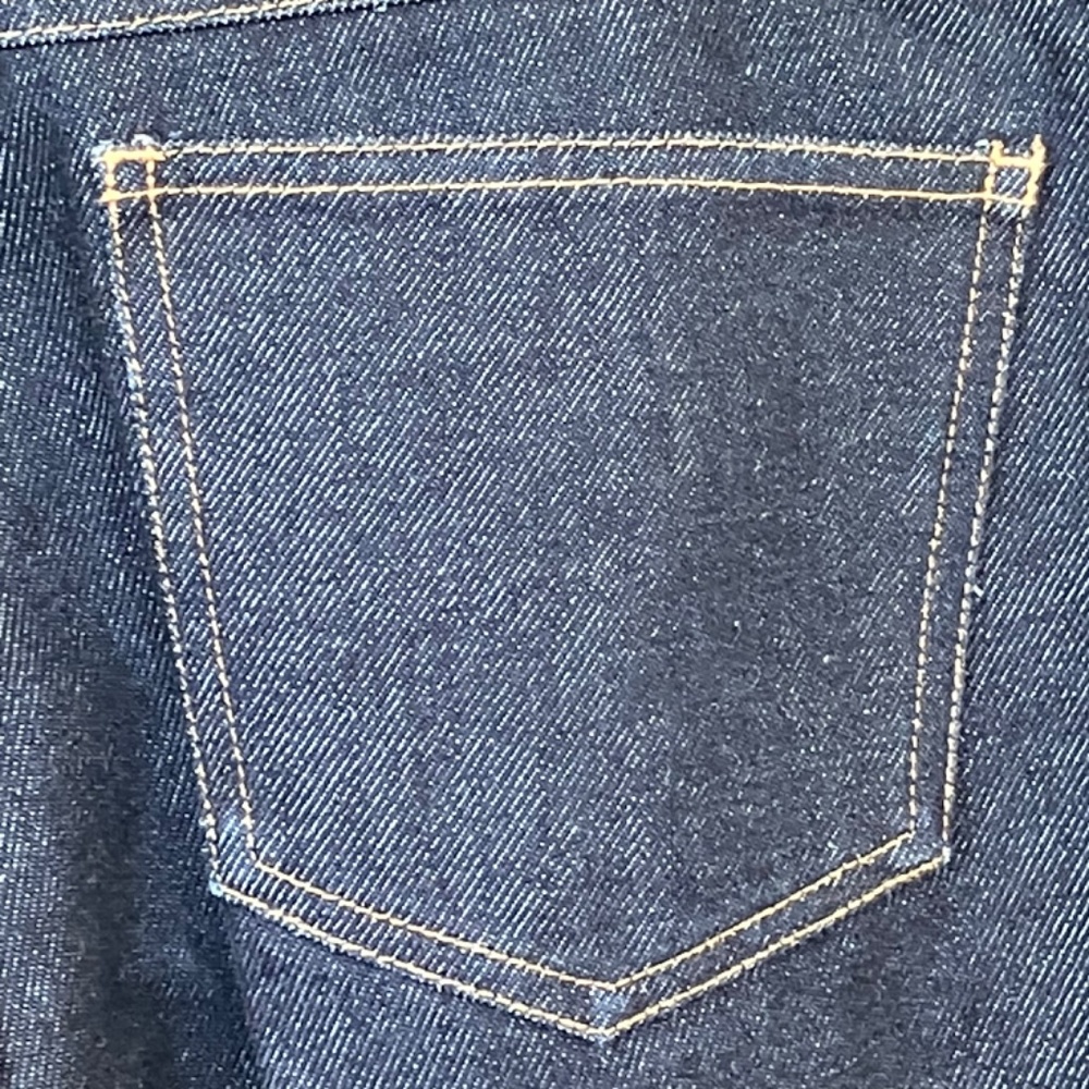 Women Straight Leg Jeans with Pink Embroidered Hem - Picture 3 of 10